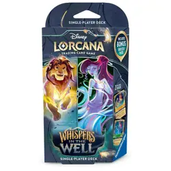 Disney Lorcana Whispers in the Well Amber & Emerald Starter Deck - Image 1