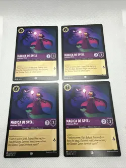 x4 Disney Lorcana Inklands - Magica De Spell - Ambitious Witch - 48/204 - x4 - Image 1