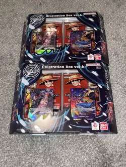 One Piece Card Game Illustration Box Vol 6 - English - Sealed New - Lot Of 2 - Image 1
