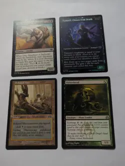 Gray Merchant of Asphodel Commander 2014 And Three Other Cards Mixed Conditions - Image 1