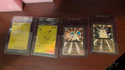 Charizard & Pikachu Gold Metal Pokemon Cards All 4 Promos From Celebrations UPC - Image 1