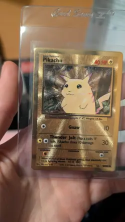 Charizard & Pikachu Gold Metal Pokemon Cards All 4 Promos From Celebrations UPC - Image 5