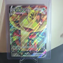 Pokemon Meowth VMAX SWSH005 Jumbo Holo Promo Full Art Oversized Card - Image 5