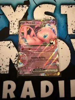 Pokemon Card Mew ex 151/165 Play! Prize Pack Series 5 Stamped Near Mint - Image 1