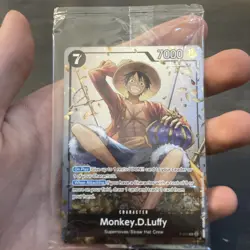 Monkey D. Luffy (Tin Pack Set Vol 2) P-075 One Piece Promotion Cards Foil SEALED - Image 1