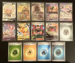 Pokemon Card Custom Bundle 14 Cards NM Full Arts Holos - Image 1