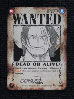 2024 One Piece Card Game: Emperors in the New World OP09 Shanks #OP09-004 - Image 1