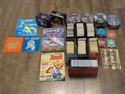 Pokemon Collectors Dream Lot! Cards, Tins, and Other - Storage Locker Find! - Image 1