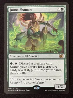 1x MTG Fauna Shaman - The Brothers' War (BRO) #179 - Magic the Gathering - Image 1