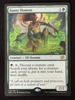 1x MTG Fauna Shaman - The Brothers' War (BRO) #179 - Magic the Gathering - Image 3