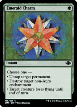 Emerald Charm [Dominaria Remastered] Foil Near Mint - Image 1