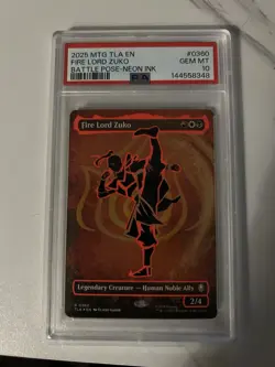 Avatar The Last Airbender Fire Lord Zuko TLA Neon Ink PSA 10 #0360 MTG 2025 - Image 1