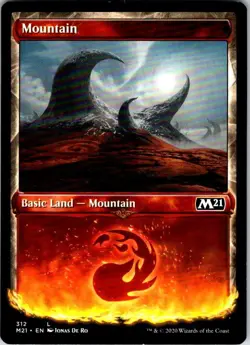 Magic | M21 | Mountain (Showcase) | 312 | Normal | NM - Image 1