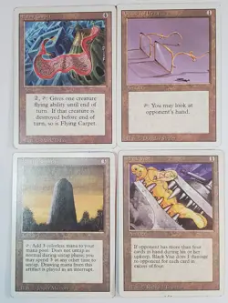 mtg revised lot of 4 artifacts black vise plus - Image 1