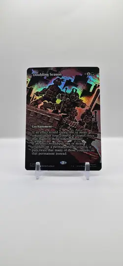 Doubling Season (Borderless) Foil - MTG Teenage Mutant Ninja Turtles - Image 1