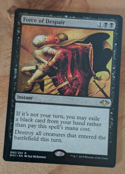 MTG Force of Despair Modern Horizons NM - Image 1