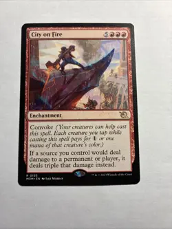 City on Fire - March of the Machine MTG Plus Bonus Rare!!! - Image 1