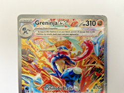 Greninja EX 214/167 2024 Pokemon Twilight Masquerade Special Illustration RARE - Image 2