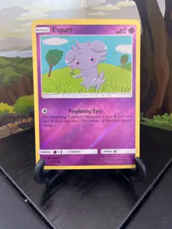 Espurr 59/147 - Burning Shadows - Common - Reverse Holo - Pokemon Card - LP - Image 1