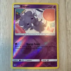 ESPURR - Reverse Holo SM - Forbidden Light #44/131 - Pokemon TCG - Image 1