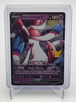 2021 Pokemon Dark Sylveon V Holo Black Star Promos Celebrations #SWSH134 LP - Image 1