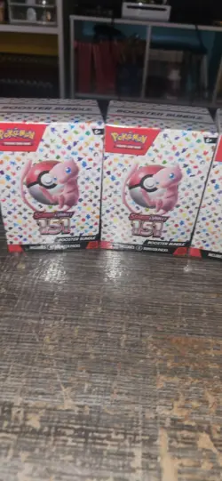 Pokemon Tcg Scarlet And Violet 151 Booster Bundle Lot Of 3 New Sealed - Image 2
