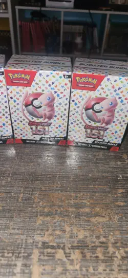 Pokemon Tcg Scarlet And Violet 151 Booster Bundle Lot Of 3 New Sealed - Image 3