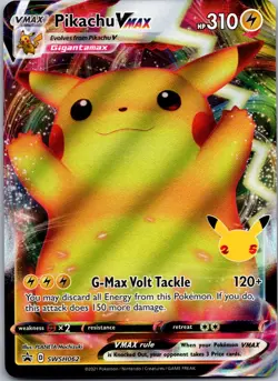 Pikachu VMAX SWSH062 - SWSH: Sword & Shield Promo Cards Promo Pokemon TCG NM - Image 1