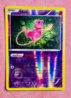 Mew | 29/124 | XY Fates Collide | 2016 Pokemon Card Rare | Reverse Holo | LP - Image 1