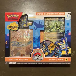 Pokemon 2024 World Championship Deck - Crushing Thorns - Iron Thorns Ex Box - Image 1