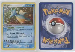 Kingdra Reverse Foil Pokemon EX Team Rocket Returns #12 2004 - Image 3
