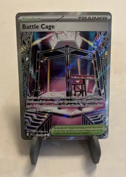 Battle Cage 116/094 Ultra Rare Holofoil ME02: Phantasmal Flames Pokemon NM - Image 1