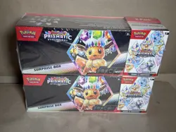 Lot Of 2 Pokemon Prismatic Evolutions Surprise Box+Booster Bundle Sams Club Set - Image 1