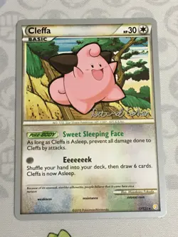 D1373 POKEMON TCG 2011 WORLD CHAMPIONSHIPS CLEFFA 17 NM RARE - Image 1