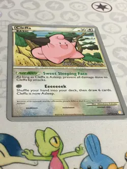 D1373 POKEMON TCG 2011 WORLD CHAMPIONSHIPS CLEFFA 17 NM RARE - Image 2