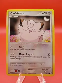 2007 Pokemon Diamond & Pearl Clefairy #77 VLP - Image 1