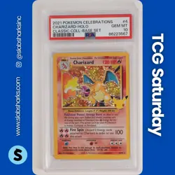 2021 POKEMON SWORD & SHIELD CELEBRATIONS CHARIZARD CLASSIC COLLECTION PSA 10 - Image 1