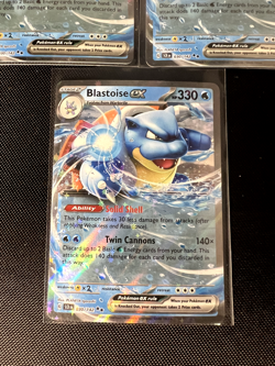 Blastoise ex 030/142 Double Rare Holo Pokemon TCG Stellar Crown SV7 NM - Image 3