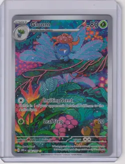 Gloom 198/197 Illustration Rare Obsidian Flames Pokemon NM - Image 1