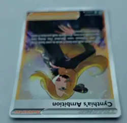 Pokemon TCG-Cynthia's Ambition 169/172 Secret Rare Full Art-Brilliant Stars - Image 3