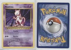 Mewtwo Holo Pokemon XY Evolutions 20th Anniversary #51 - Image 3