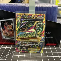 M Rayquaza EX 98/98 Pokemon Ancient Origins Secret Rare Lightly Played (LP) 2015 - Image 2
