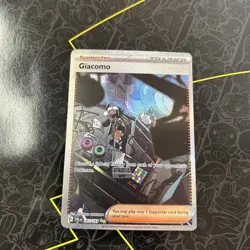 Giacomo 267/193 Paldea Evolved Special Illustration Rare Holo Pokemon 2023 NM - Image 1