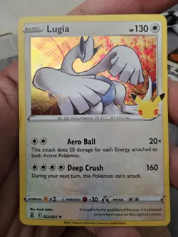 Pokemon Lugia Holo Rare Celebrations 022/025 NM/M - Image 1