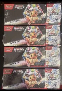 Pokemon Sams Club Prismatic Evolutions Bundles Sealed Lot of 4 - Image 1