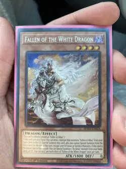 Yu-Gi-Oh! Konami Fallen of the White Dragon Secret Rare - Image 1