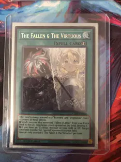 Yugioh The Fallen & The Virtuous (Secret Rare) CH01-EN019 - Image 1