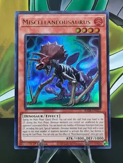 Yu-Gi-Oh! Miscellaneousaurus RA04-EN022 Ultra Rare 1st Ed NM - Image 2
