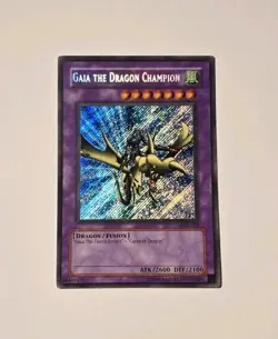 Yugioh Gaia the Dragon Champion LOB-125 Ultra Rare MP - Image 1