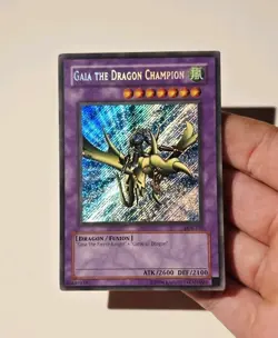 Yugioh Gaia the Dragon Champion LOB-125 Ultra Rare MP - Image 3